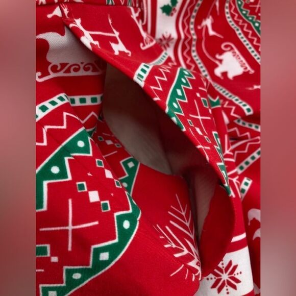 OppoSuits Winter Wonderland Men’s Shorts Ugly Sweater Party Size 43” Red Funny - Picture 12 of 12